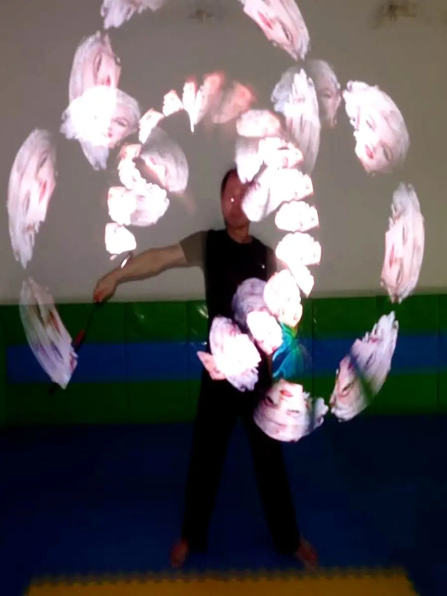 LED pixel POI nunchakus 80 пикселей 2 палочки линзы 33 см Клубная палочка супер яркости
