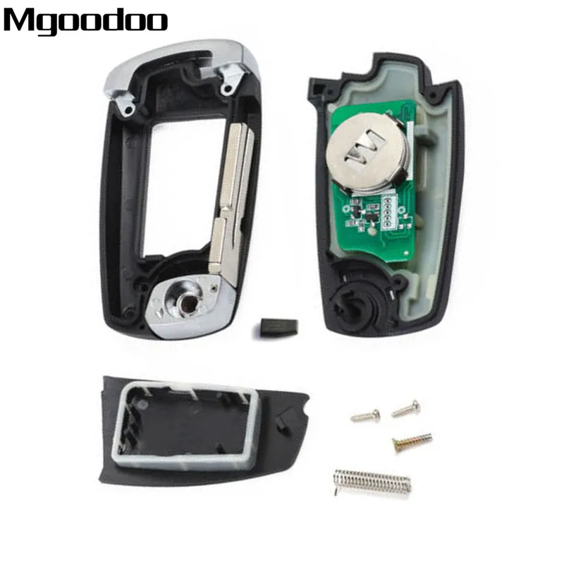 2 шт. модифицированный дистанционный ключ с 4 кнопками 433 МГц PCF7935AA ID44 HU58 для BMW 325 330