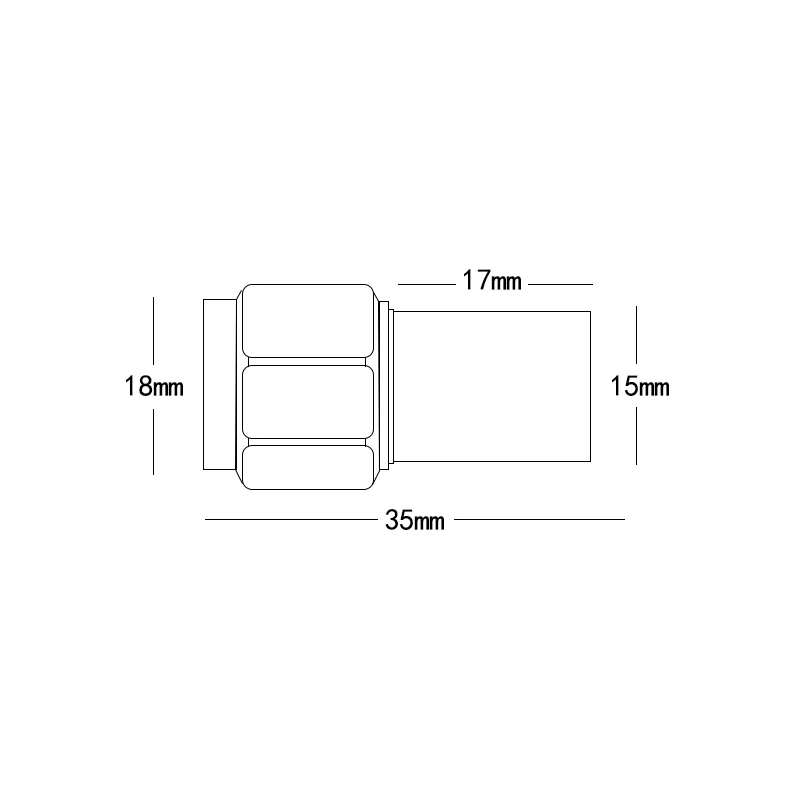 

10pcs 2W N connector rf dummy load / termination load, 50 ohm ,DC-3GHz 6GHz, VSWR 1.1,Free Shipping