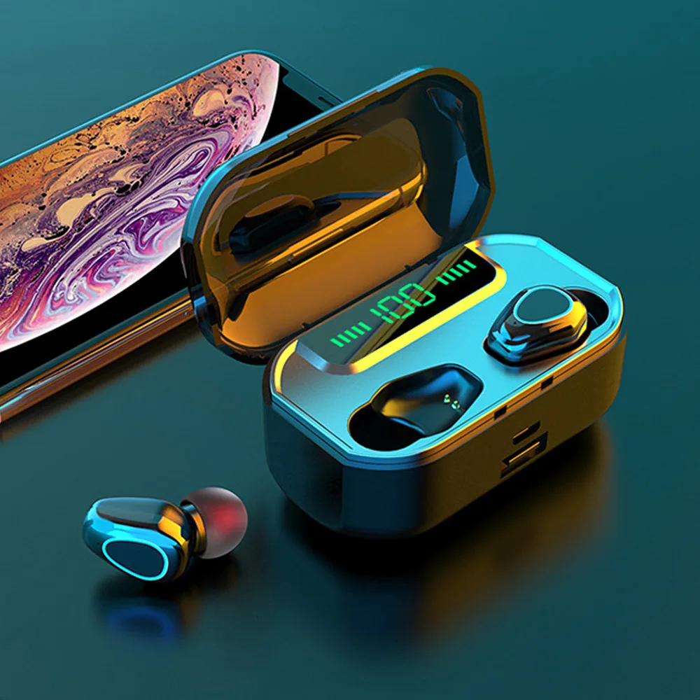 

Bluetooth 5,0 наушники TWS G20 беспроводные 9D стерео спортивные водонепроницаемые наушники гарнитура с микрофоном Bluetooth беспроводные наушники