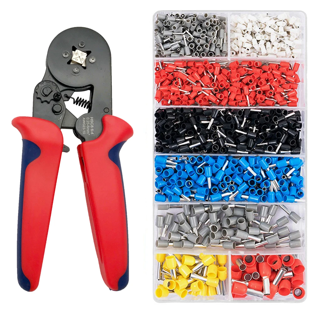 Щипцы плоскогубцы Набор 0 25 10мм2 саморегулирующийся инструмент для обжима