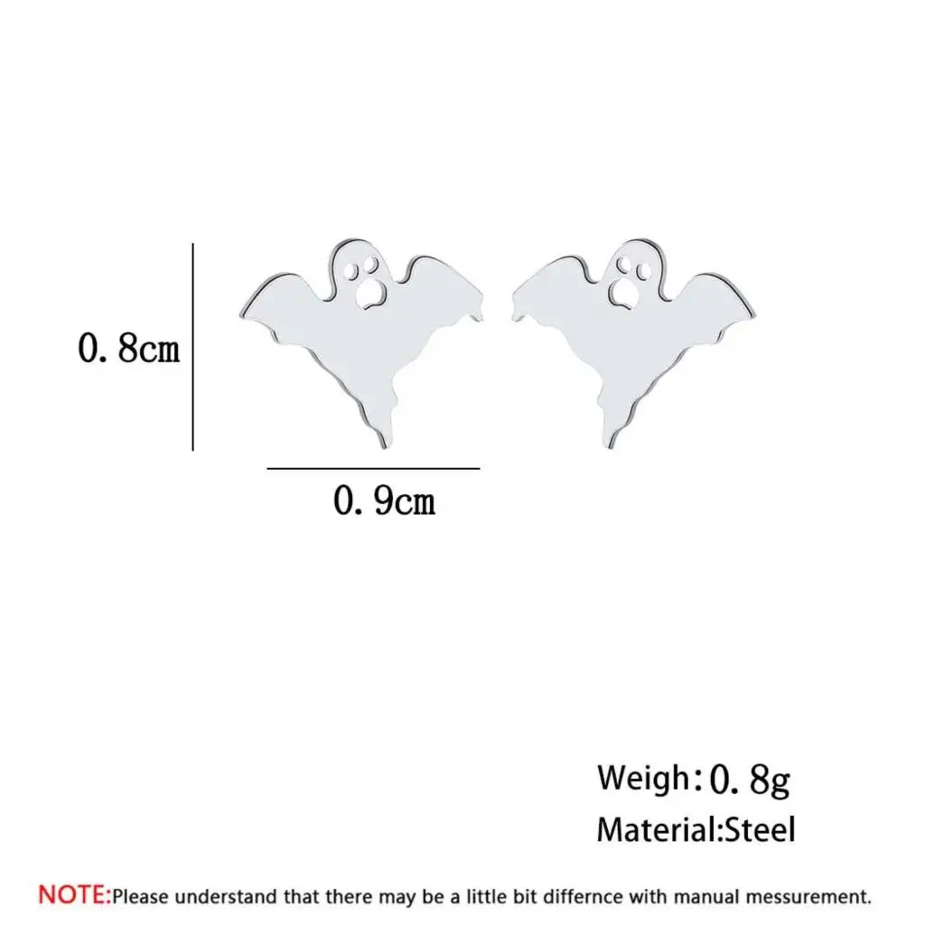 Женские серьги-гвоздики из нержавеющей стали с геометрическим рисунком |