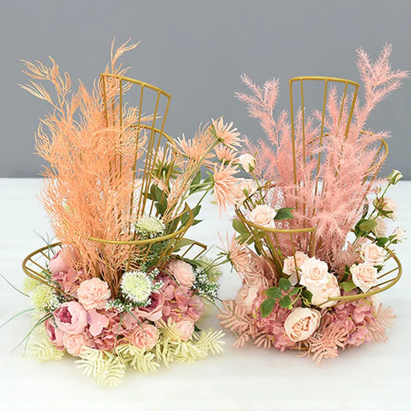 8 шт./партия цветочные вазы напольный металлический растения сушеная подвеска в