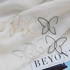 Женские серьги-гвоздики в виде бабочек, в стиле ретро