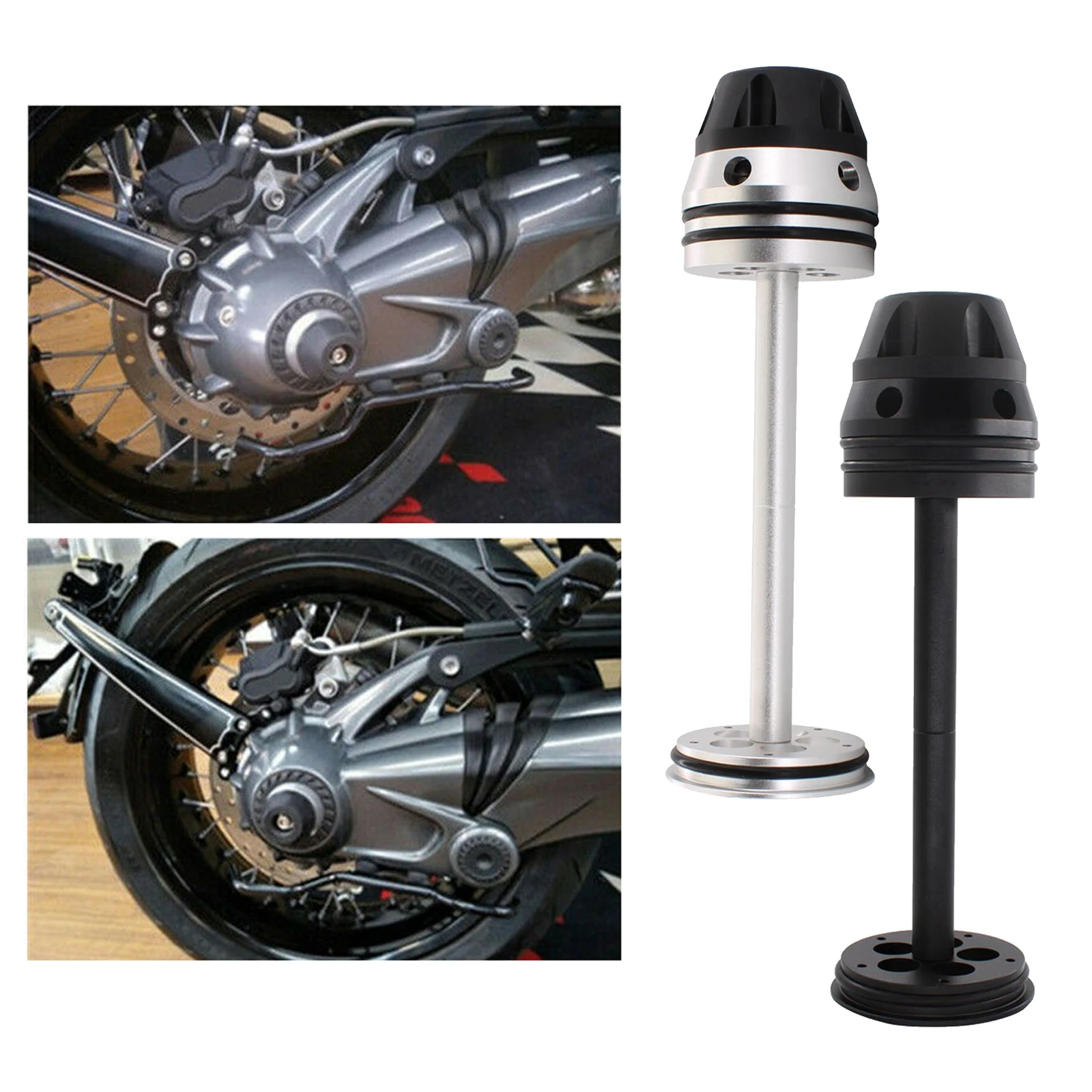 

Rear Wheel Axle Fork Wheel Protector For BMW R1200GS LC ADV R1250 GS R NineT