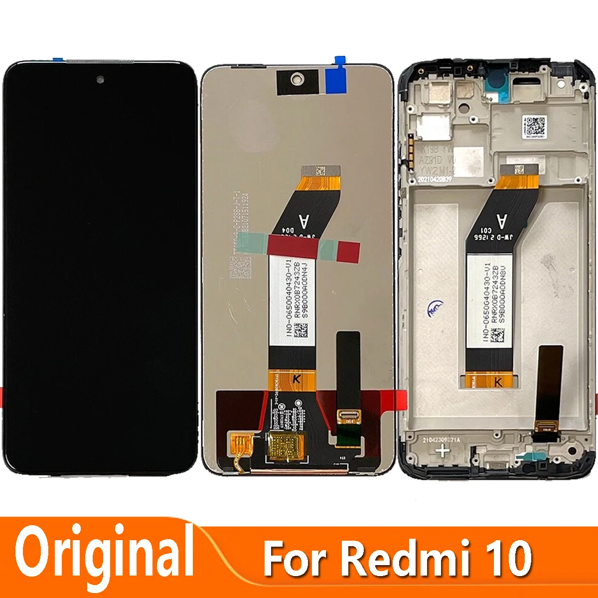 Pantalla LCD Original para Xiaomi Redmi 10, 90HZ, 6,5 pulgadas, digitalizador t&aacute;ctil, Sensor, piezas de repuesto-0