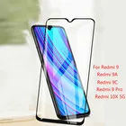 Защитное стекло для Xiaomi Redmi 9A, 9C, 9 Pro, Redmi 10X, 5G, полное покрытие, 2 шт.