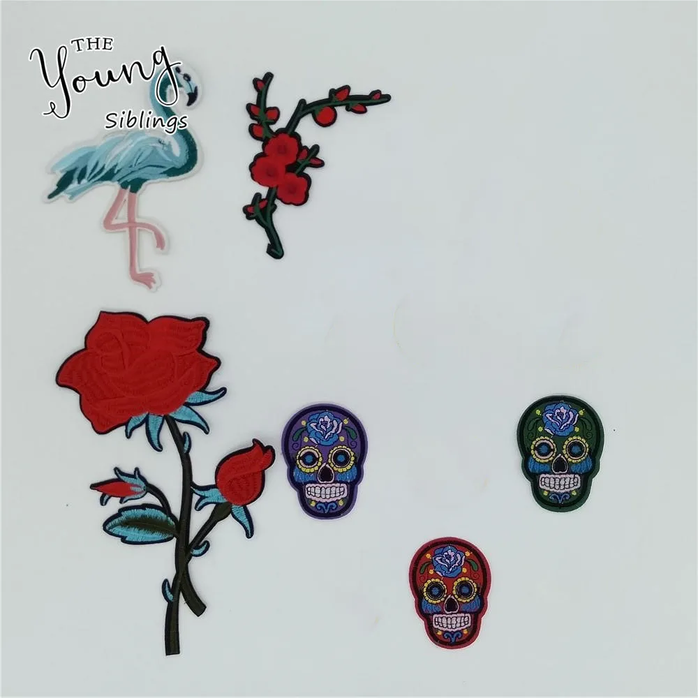 Клеящаяся аппликация для шитья в различных стилях рукоделия нашивки значки