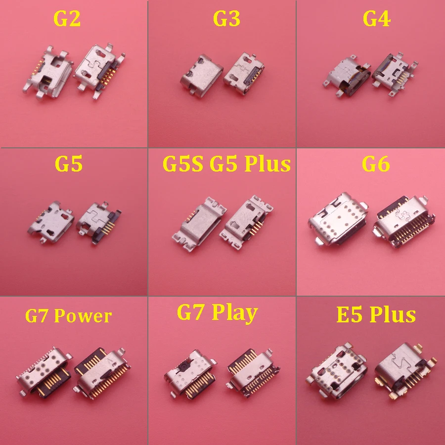 

10pcs Replacement For Motorola MOTO G2 G3 G4 G5 Plus G5S G6 G7 Play Power Charging Port USB Connector Plug Jack Socket Dock
