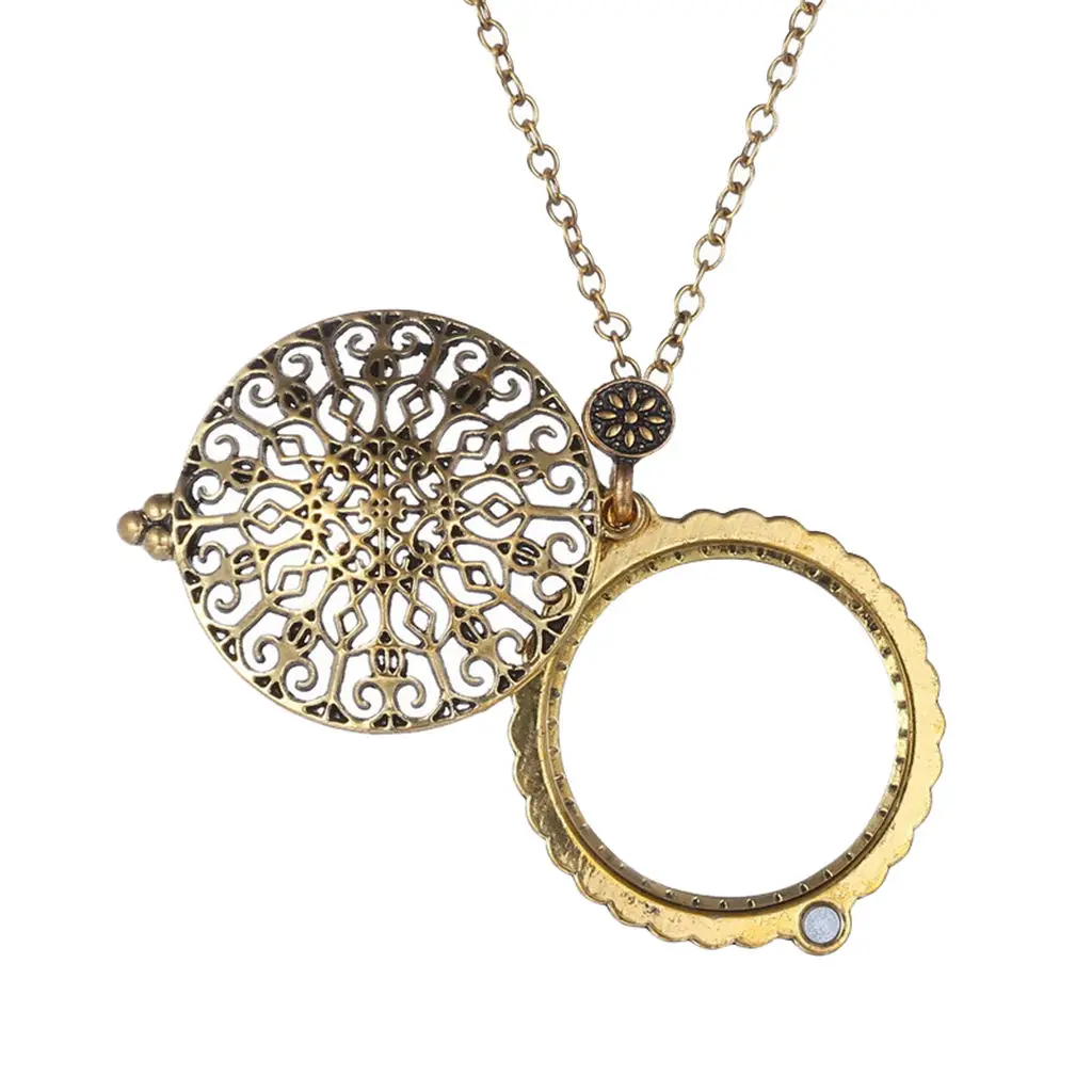 Женское ожерелье с подвеской Ловец снов индивидуальная полая Лупа до ключицы