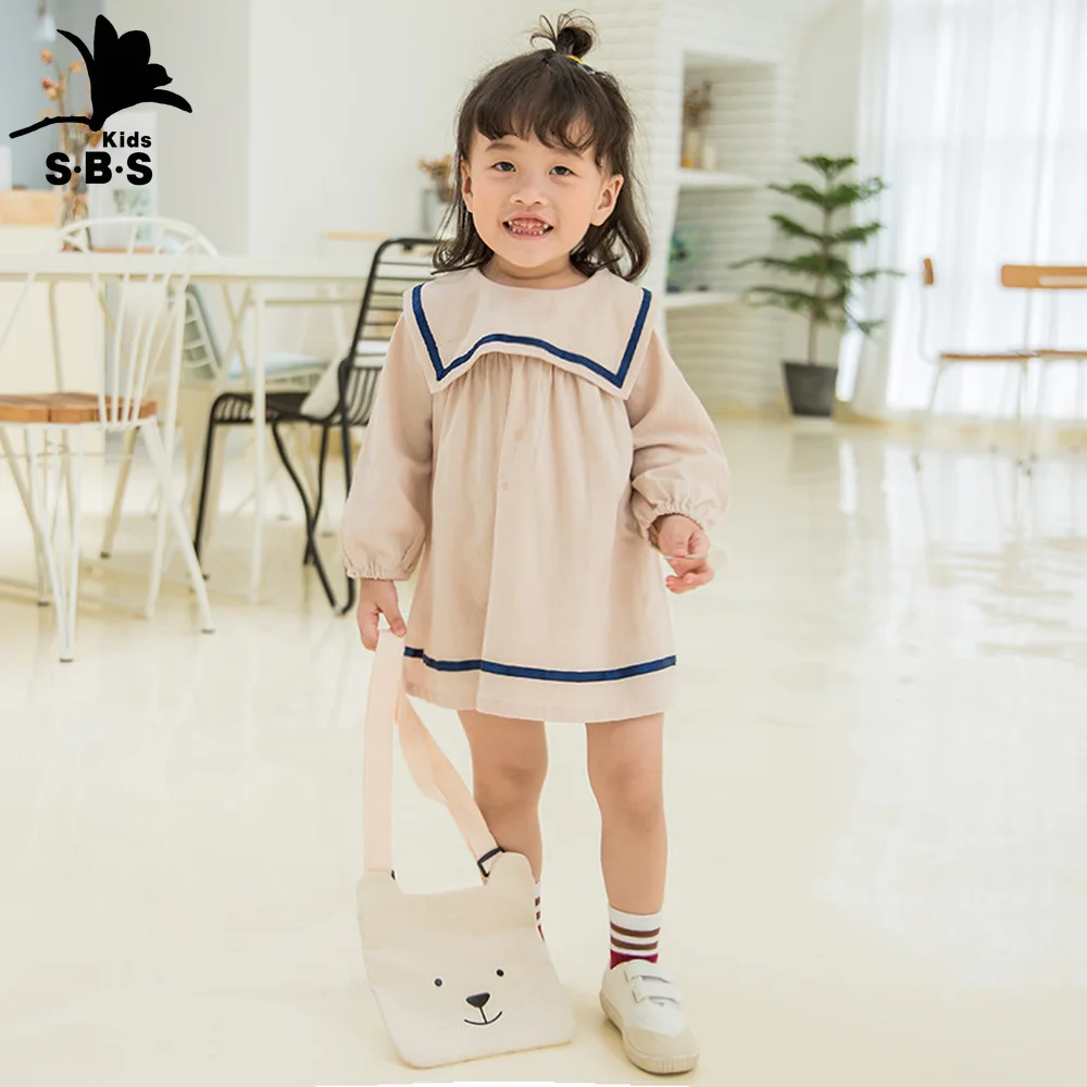 2019 new arrival autumn long sleeves casual dress kids dresses for girls fashion design school with puff | Детская одежда и обувь
