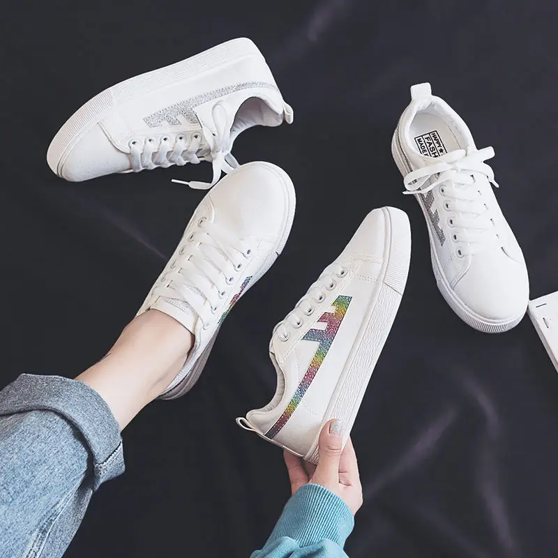 

Casual women's shoes, student shoes, canvas shoes, women's shoes, new sneakers, summer models, autumn models, white shoes