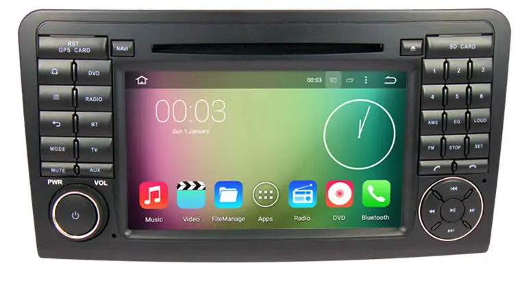 8 восемь Восьмиядерный 4 Гб RAM Android 0 6 Автомобильный dvd-плеер gps для Mercedes Benz ML CLASS W164