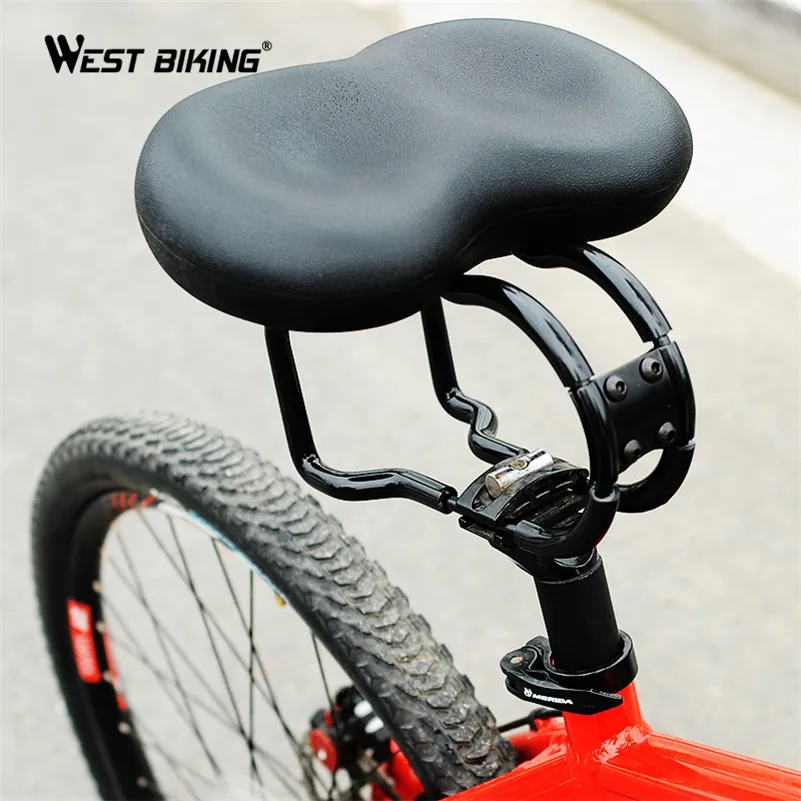 WEST BIKING велосипедное седло широкое уплотненное мягкое MTB горная дорога переднее сиденье коврик Bicicleta Подушка Asiento велосипедное седло