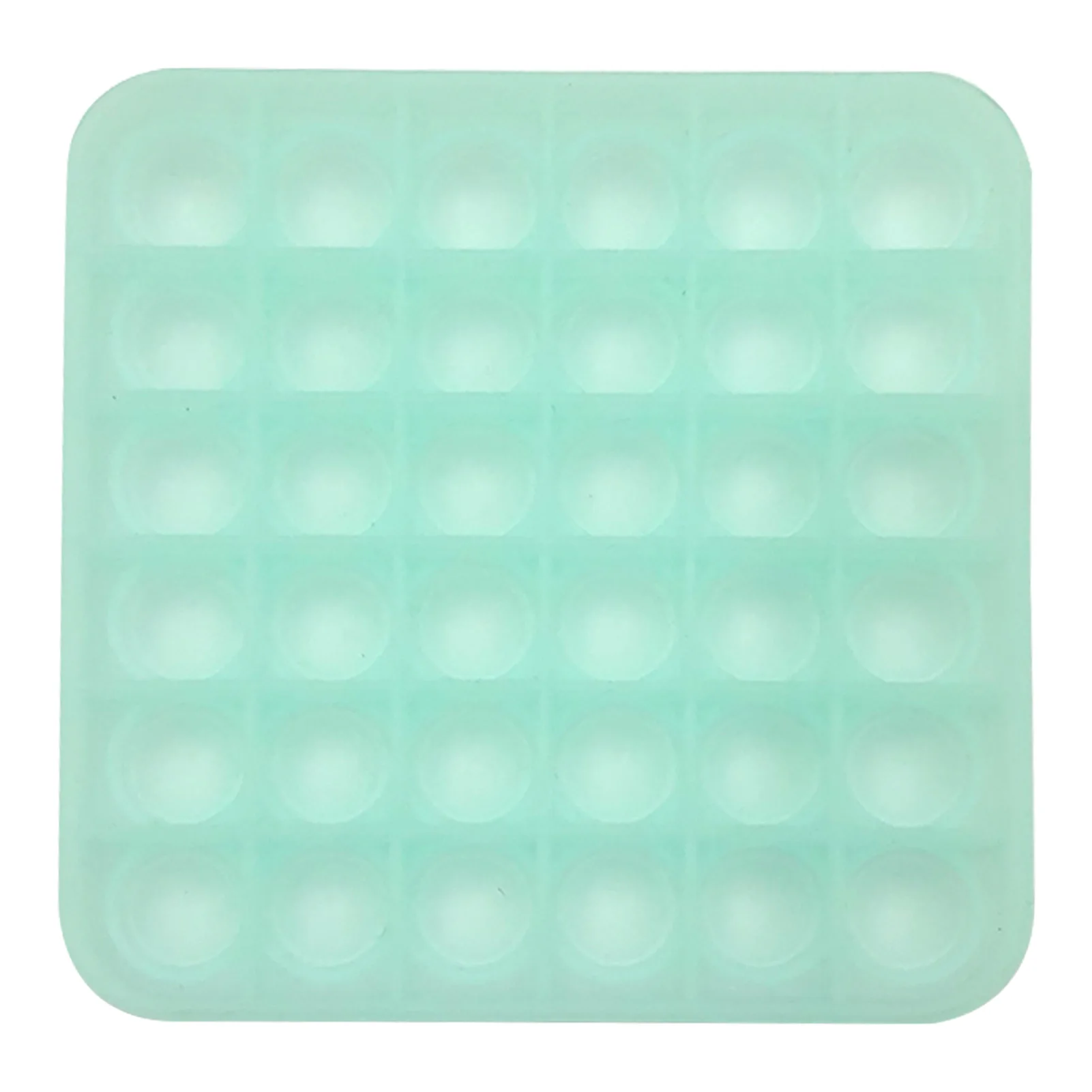 

Children Push Bubble Luminous Sensory Toy Silicone Anxiety Stress Relief Puzzle Board Game For Adults Office 12.7*12.7*1.6cm