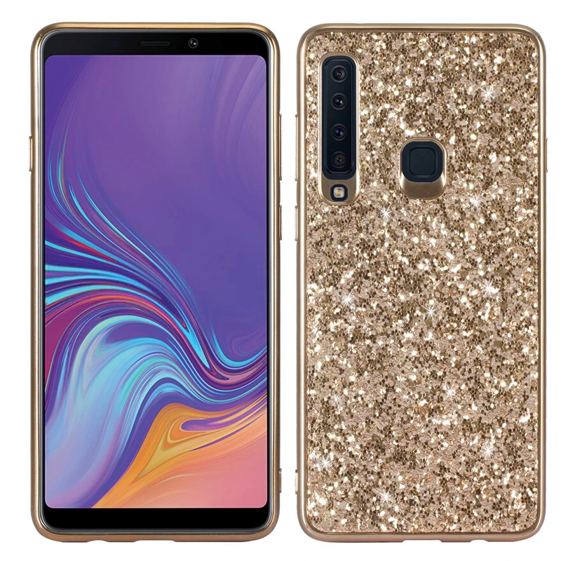 Блестящий силиконовый чехол для samsung Galaxy A9 2018 SM-A920F A7 SM-A750F A6 A8 J4 J6 J8 S8 S9 плюс A3 A5 2017