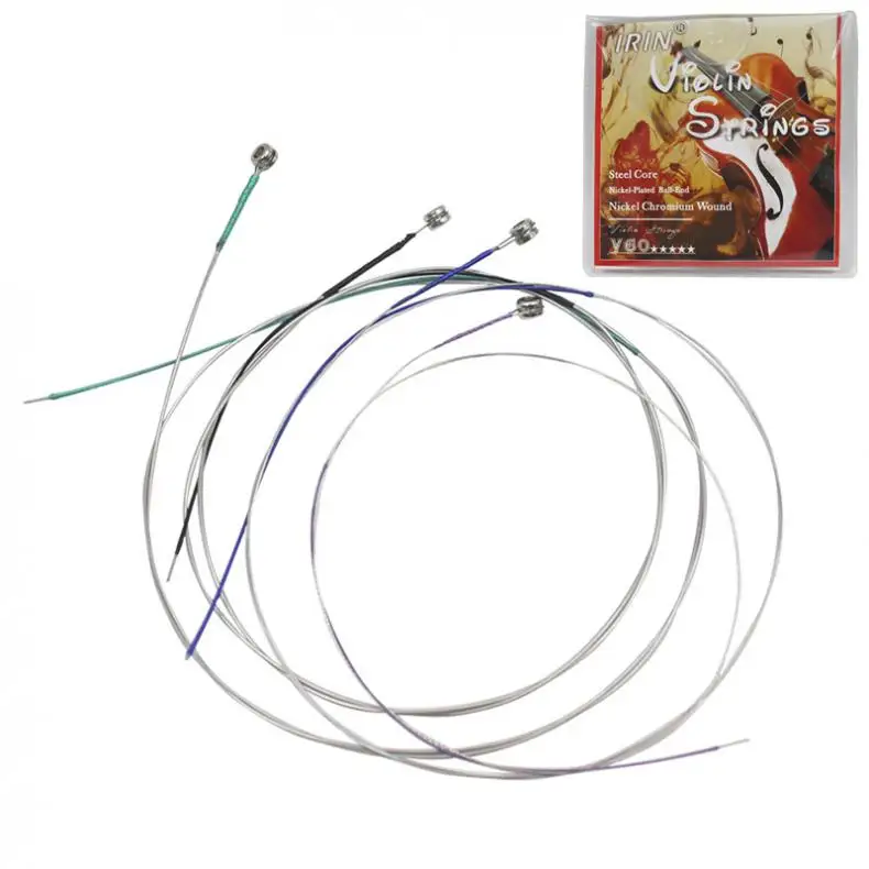 4 шт./лот Струны для скрипки E A D G стальное ядро никелевая Хромовая ранка