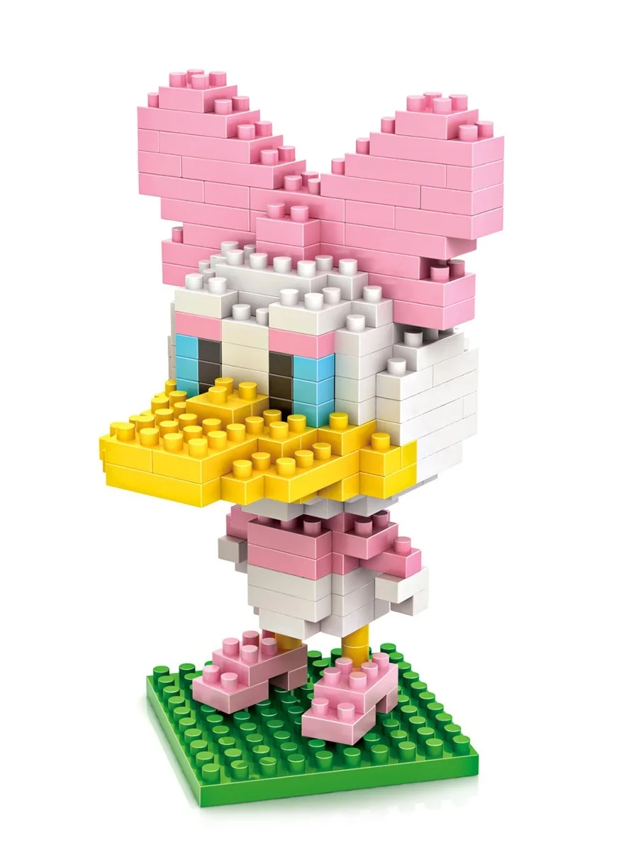 Designer LNO Daisy Duck 200 parts No. 014 gift series designer plastic mini blocks соединяющиеся block bricks |