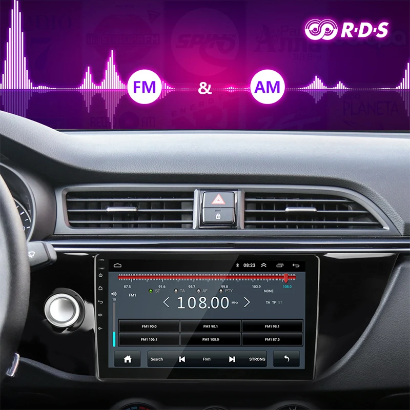 Jansite R9 10 &quotАвтомагнитола для KIA RIO 4 2017 4G Wifi 2G + 32G Android сенсорный экран gps Bluetooth