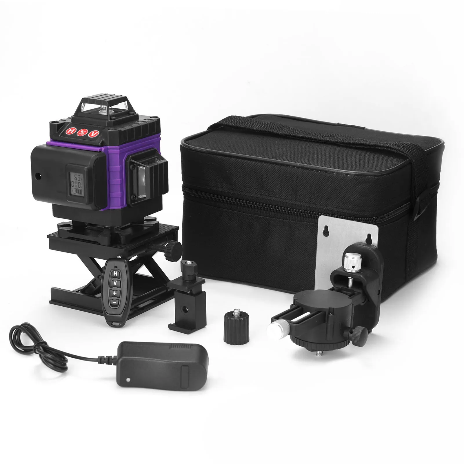 Лазерный уровень 4D горизонтальные линии с 16 линиями функция самовыравнивания на