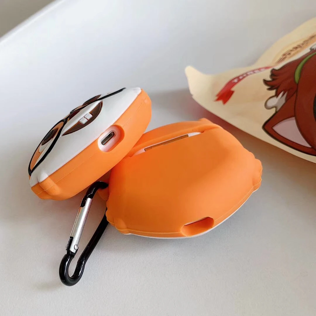 Защитный чехол Earphne 3D с милой белкой чип и Дейл Беспроводная bluetooth-гарнитура силиконовый чехол для Airpods Ударопрочный Мягкий чехол