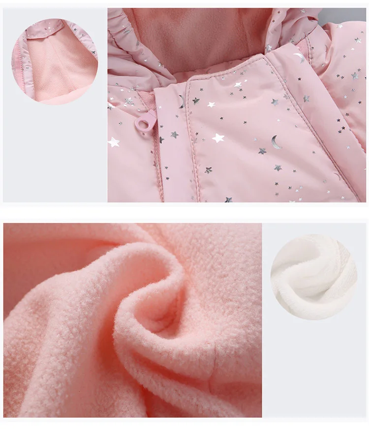 Ircomll Детский комбинезон для новорожденных русской зимы ветрозащитный белый с