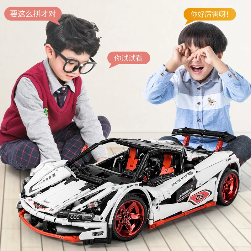 Строительные блоки Veneno Roadster совместимые с ICARUS Supercar развивающие игрушки подарки