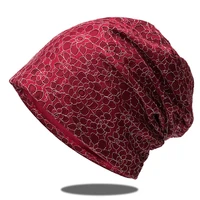 new print lace floral female breathable embroider skull gentle women seasons outing windproof casual fashion unique beanie hats