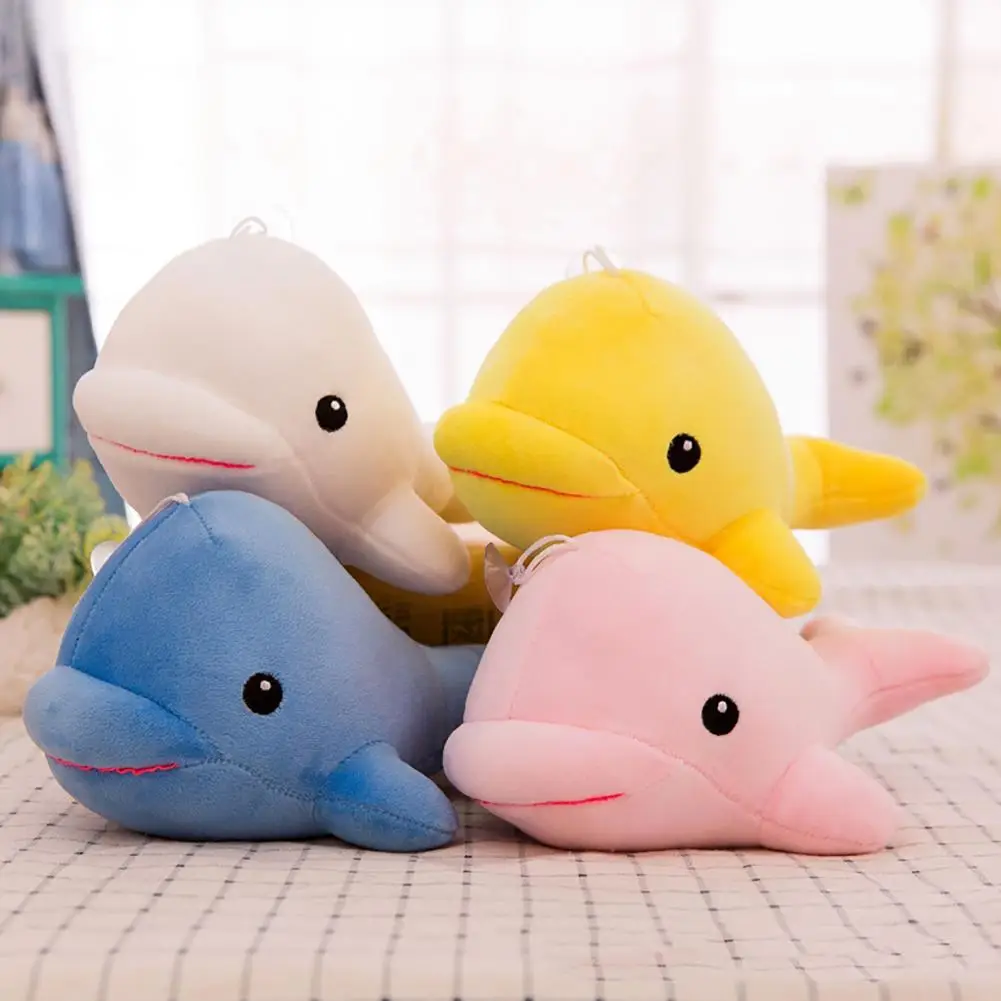 Мягкие игрушки Soild Цвет 6 дюймов мультфильм Дельфин кукла животных мягкая подушка