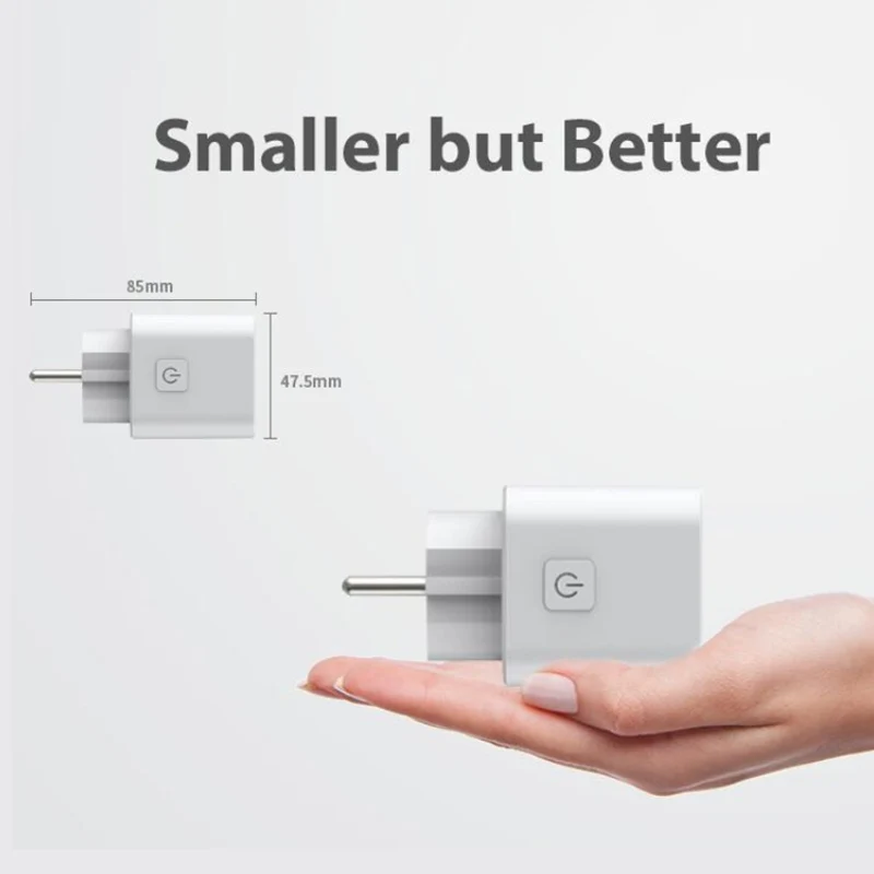 Ewelink WIFI умная вилка ЕС 10A Беспроводное управление вкл/выкл Diy Автоматизация жилые