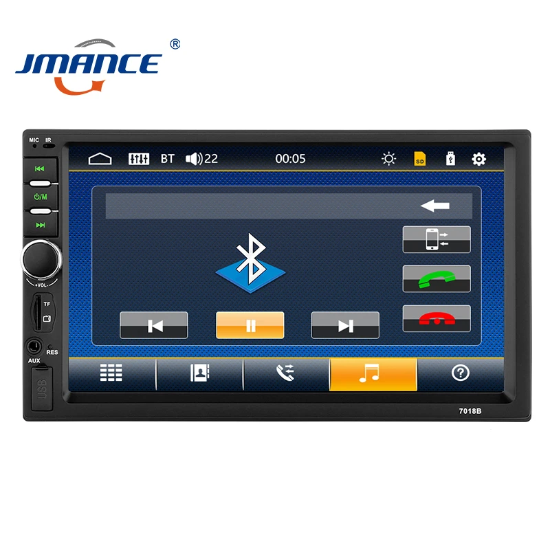 JMANCE 7018 Универсальный Автомобильный MP5-плеер multimidia dvd Радио automotivo 2-din автомобильные аксессуары oto teyp aparelho de som automotivo