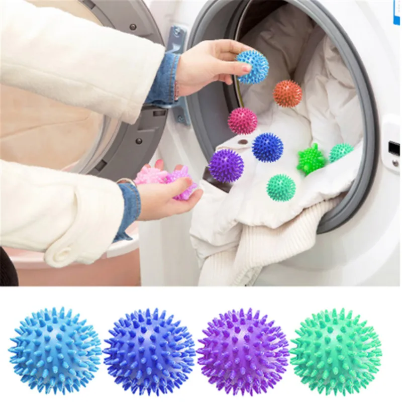 Шарики для сушки белья из ПВХ многоразовые чистящие инструменты мячики
