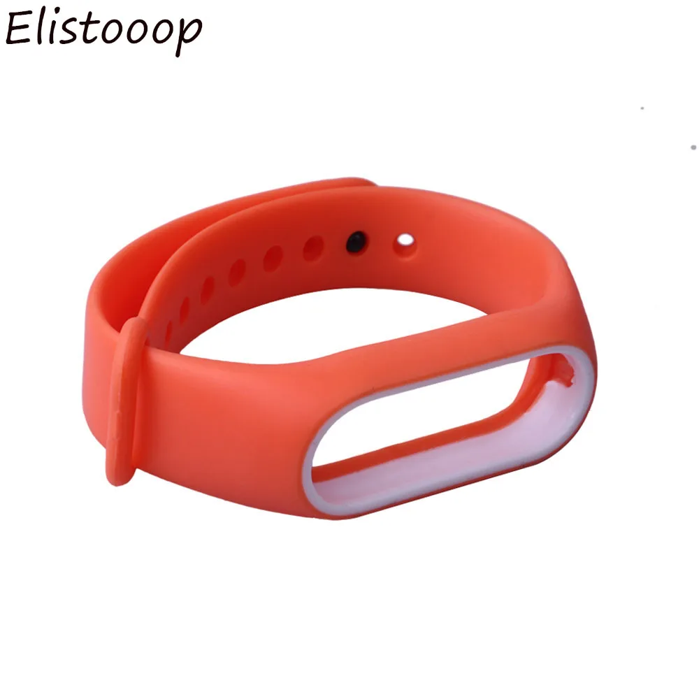 Двухцветные аксессуары для Mi band 2 ремешок XiaoMi оригинальный MI смарт браслет