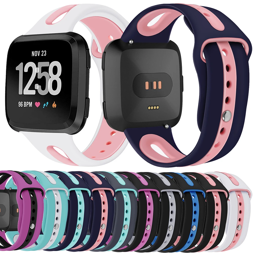 Essidi браслет ремешок для Fitbit Versa смарт-браслет для женщин и мужчин мягкий силиконовый ремешок застежка для Fitbit Versa 2 Смарт-часы