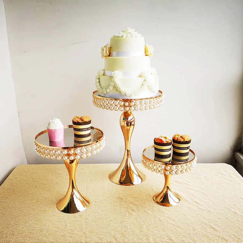 1 шт. 3 подставка для торта с жемчугом десерт на вечеринку украшение стола свадьбу