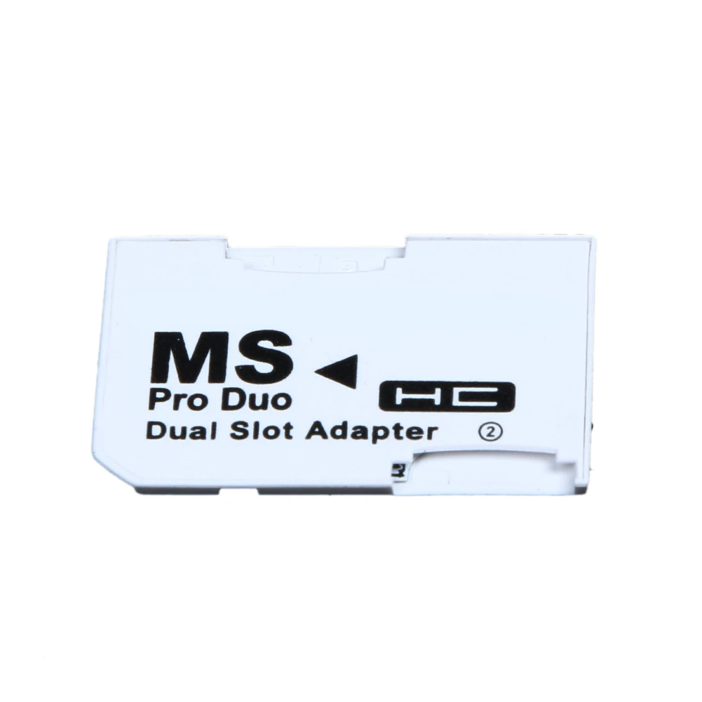 

Dual Slot Micro For SD SDHC TF to Memory Stick MS Card Pro Duo Reader Adapt