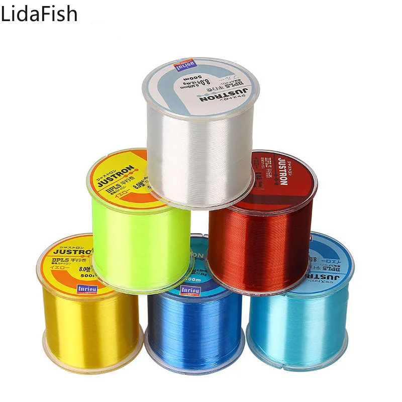 500M Nylon Fishing Line Japanese Durable Fluorocarbon Monofilament Sinking Line Carp Fishing 6.17-38.6LB