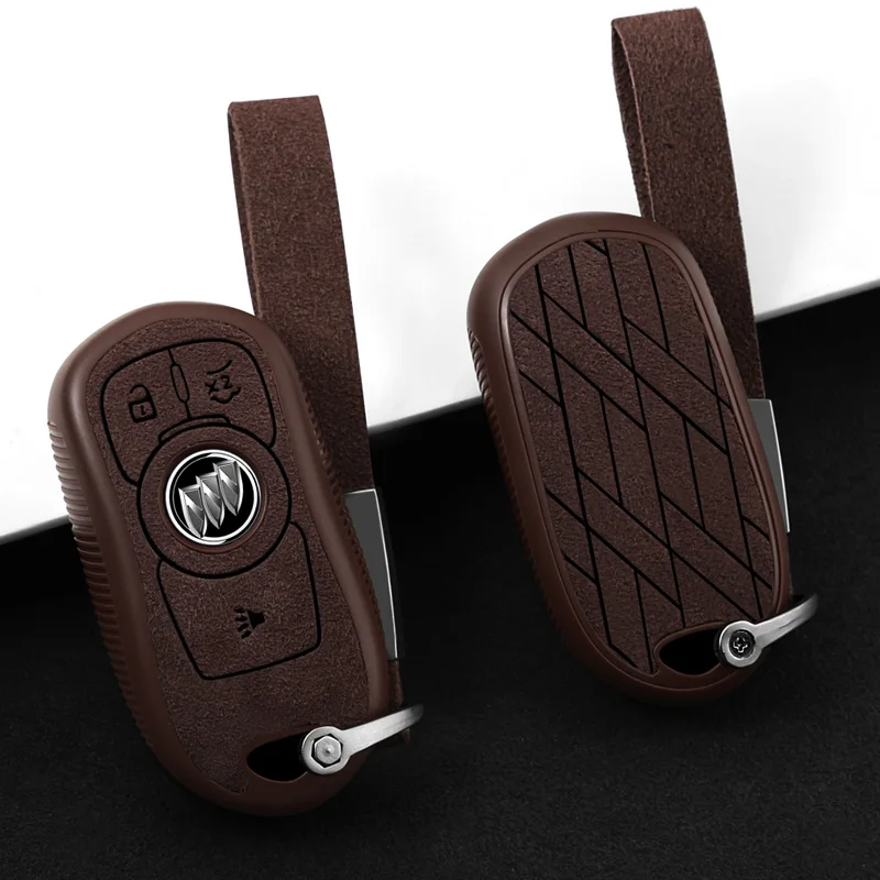 Кожаный ТПУ чехол для ключей автомобиля брелок сумка дистанционного брелока Buick