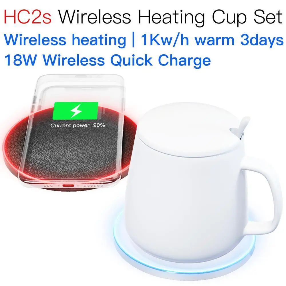 

JAKCOM HC2S Wireless Heating Cup Set Super value as charging station car holder note 10s cargador usb coche esr