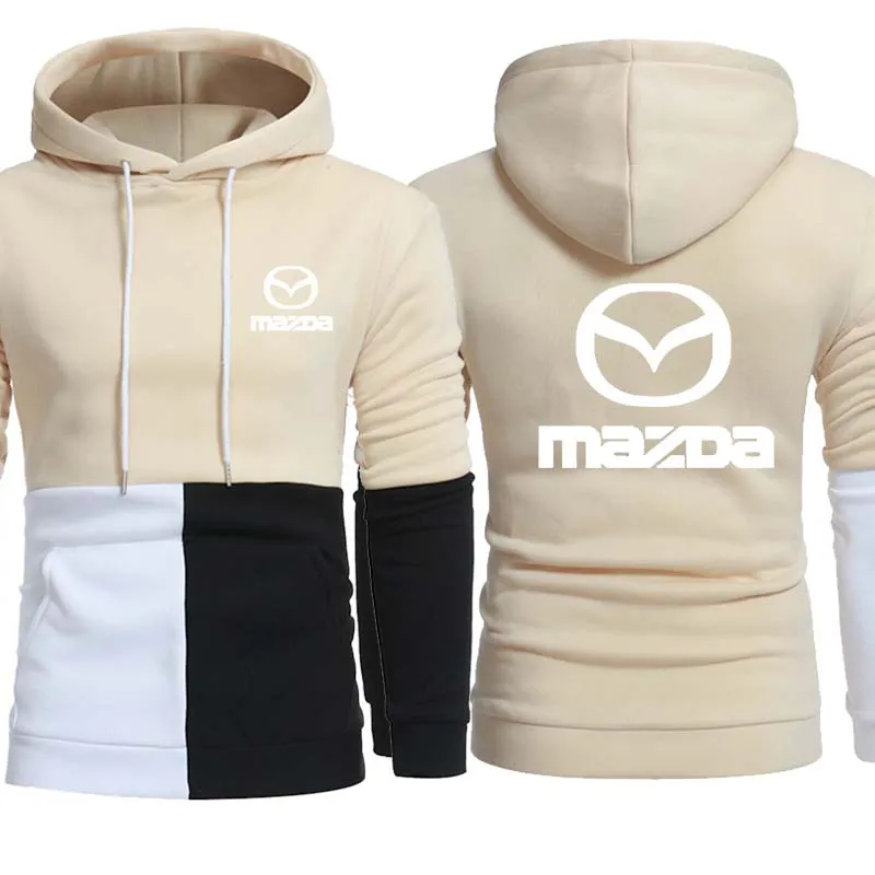 

Fashion New Mens Hoodie Mazda Car Logo Printing Spring Autumn Casual Mens Pullover Cotton High Quality Harajuku Mens Sweatshirt