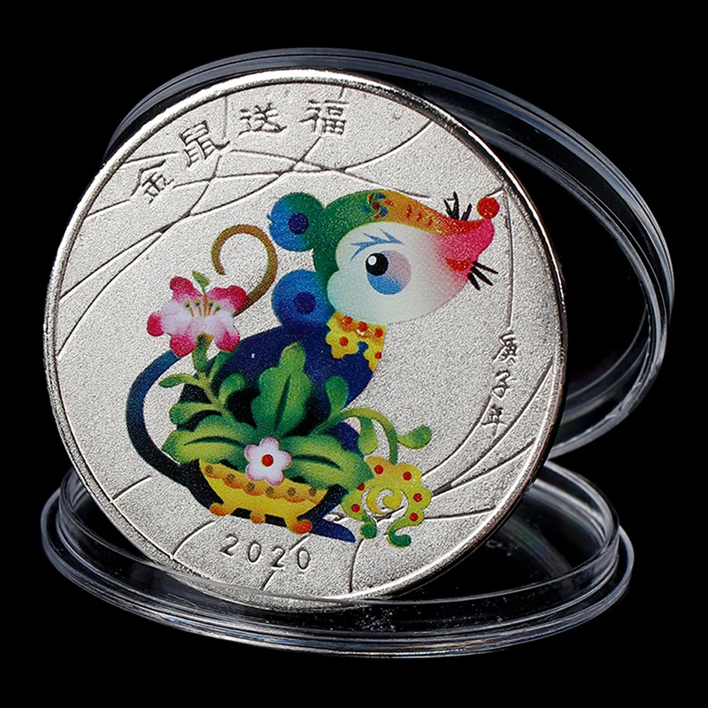 Коллекция 2020 года крысы художественные памятные монеты сувенирные