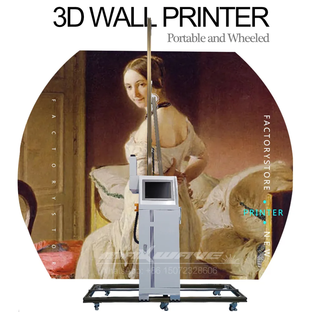 Новый продукт 3D вертикальный УФ-чернильный настенный принтер для струйных