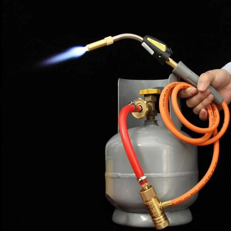 

Gas Plumbing Turbo Burner Torch Soldering Brazing Welding Propane Welder Plumbing Tool with Hose