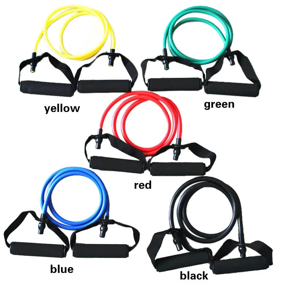 

Portable Training Bands Tension Band 5 Color Stretch Arm Apparatus Removable Yoga Pull Rope Fitness Equipments