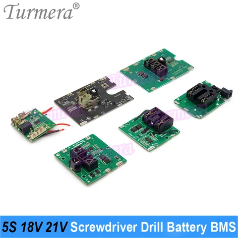 Turmera 5S 18В 21В 35A BMS плата защиты для литиевой батареи 18650