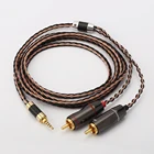 Audiocrast Hifi 2,5 мм TRRS сбалансированный до 2 RCA Штекерный кабель для Astell  Kern AK100II,AK120II,AK240, AK380,AK320, фотоаксессуары