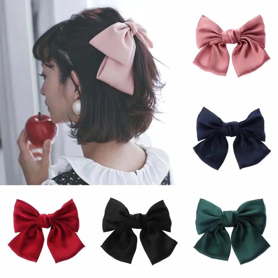 Японская и Корейская Заколка бабочка в стиле Лолиты большая шифоновая женская