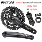 Велосипедный коленчатый набор mtb 170 мм Кривошип с квадратным отверстием Кривошип набор с велосипедным нижним кронштейном 223244T Запчасти для велосипедной цепи