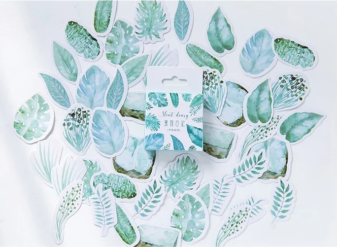 

Green daily decorative sticker(1pack)