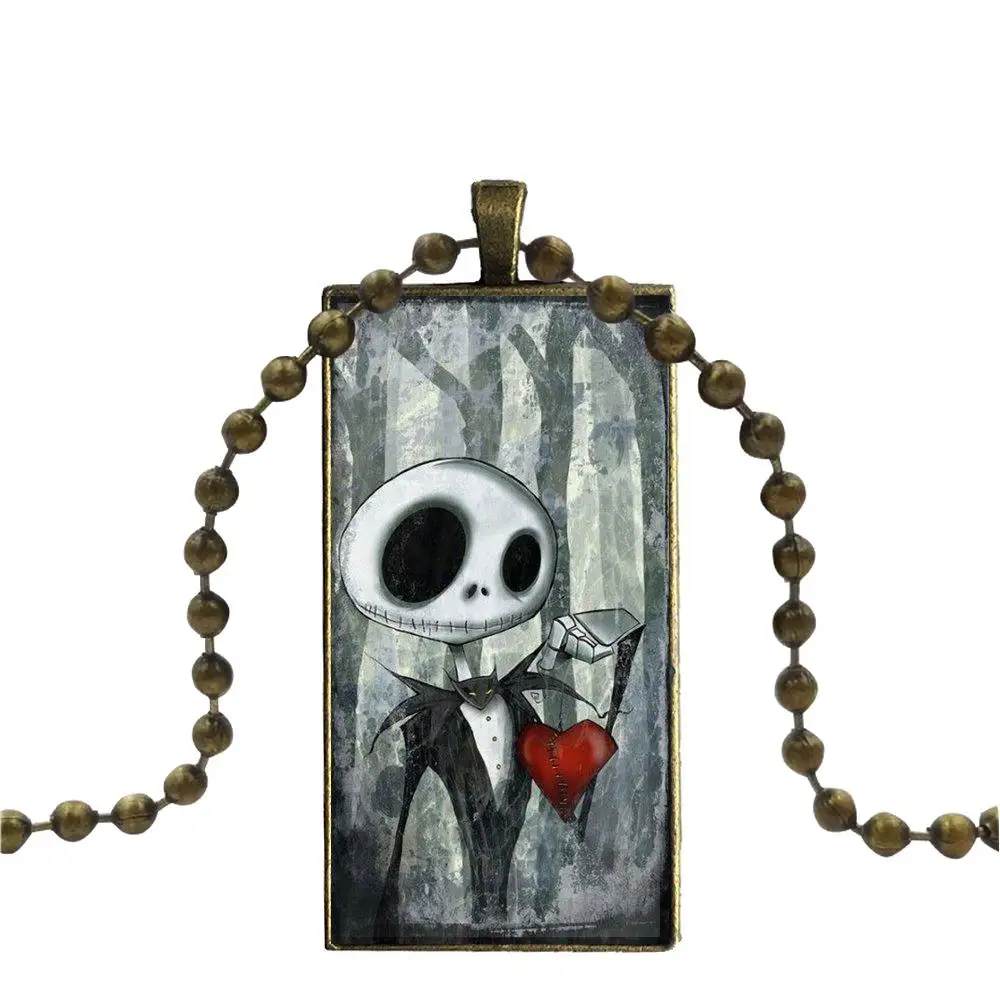 EJ glaze для женщин Хэллоуин пародия кошмар кровяной Джек Скеллингтон стеклянный